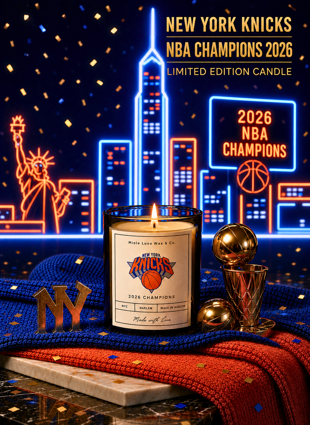 Knicks Limited Edition Candle